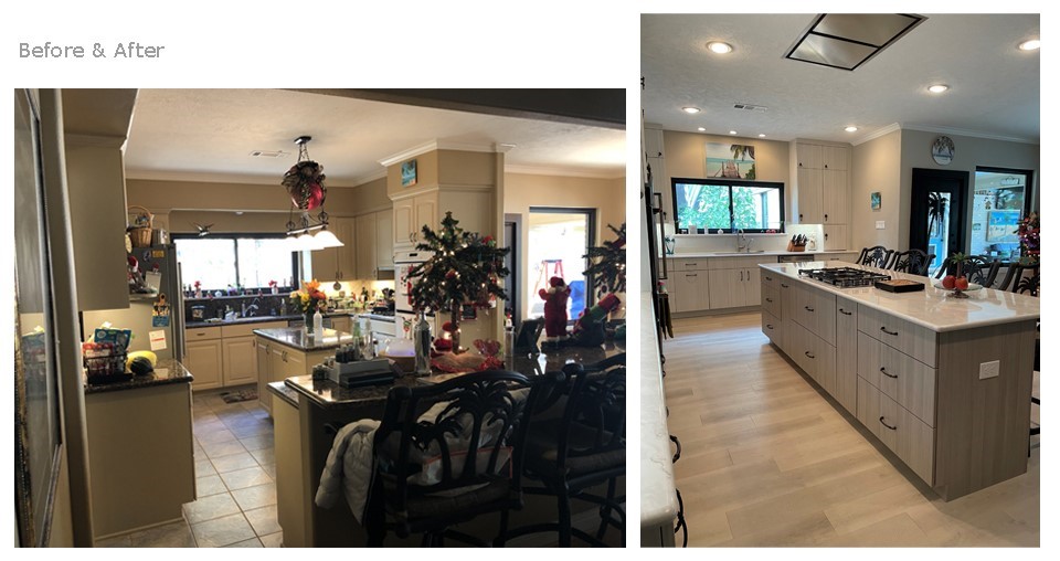 Modern Tropical Remodel Before and After